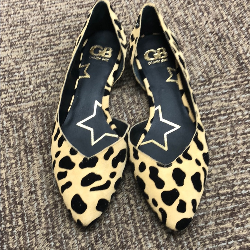 Gianni Bini leopard flats